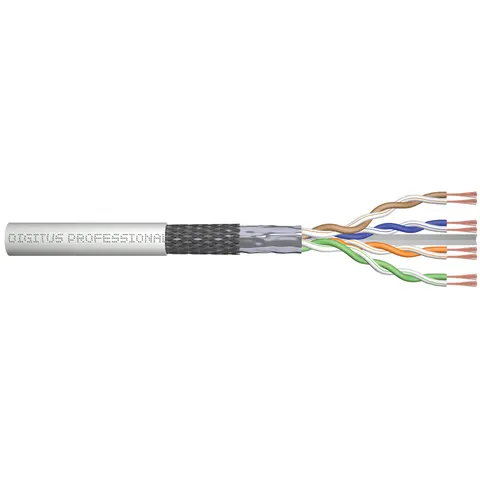 DIGITUS Roh-Patchkabel Kat. 6, SF/UTP, 100 m, grau – Bild 3