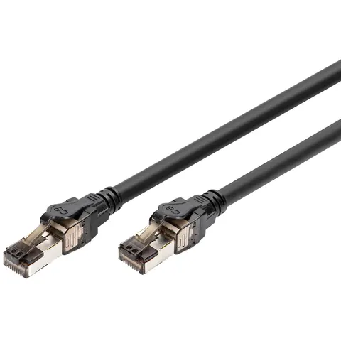 DIGITUS Patchkabel, Kat. 8.1, S/FTP, 1,0 m, schwarz – Bild 3