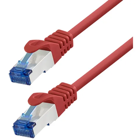 LogiLink Patchkabel, Kat. 6A, S/FTP, 0,25 m, rot – Bild 2