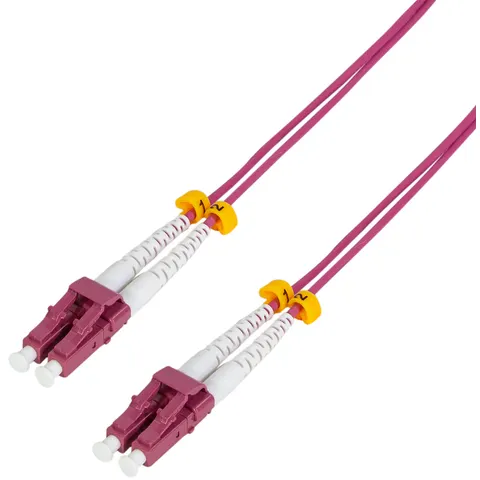 LogiLink LWL Patchkabel, LC-Duplex - LC-Duplex, OM4, 10,0 m – Bild 2