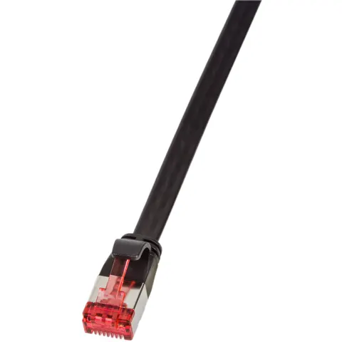 LOGILINK Patchkabel SlimLine CAT.6A U/FTP schwarz 5m – Bild 3