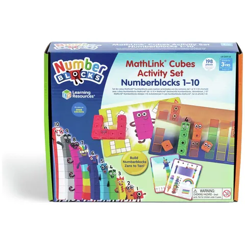 Numberblocks Mathlink Cubes Numberblocks 1-10 Set – image 2