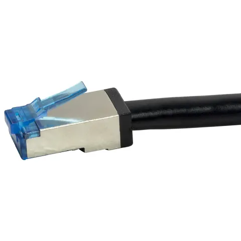 LOGILINK Patchkabel Outdoor CAT.6A S/FTP schwarz 1m – Bild 3