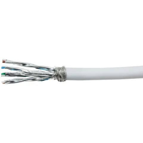 LogiLink Patchkabel PrimeLine, Kat.7, S/FTP, 100 m, weiß – Bild 2