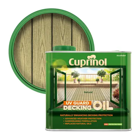 Cuprinol Uv Guard Deck Oil Natural 2.5L – image 3