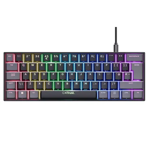 GXTrust 867 Acira 60% Mini Wired Mechanical Gaming Keyboard - Black – image 2