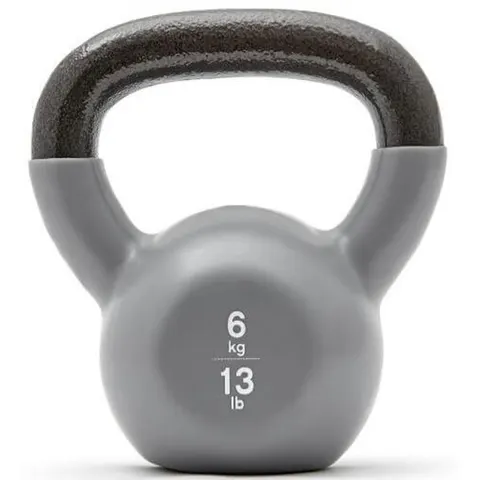 Reebok 6kg Cast Iron Kettlebell – Grey – image 2