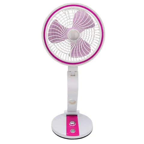 Wireless Foldable Desk Fan with LED Lamp – VERK15765R – image 3