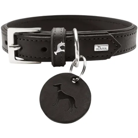 Hunter Larvik Black Dog Collar - 55 – image 2
