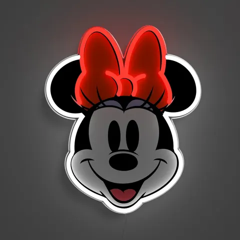Yellowpop Disney Minnie Mouse Face LED Neon Effect Light – image 2
