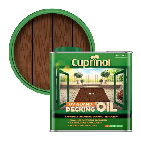 Cuprinol UV Guard Decking Oil Teak - 2.5L – image 2
