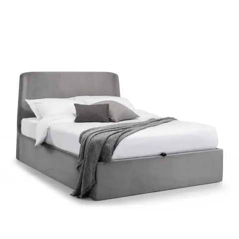 Julian Bowen Frida Double Ottoman Bed - Grey – Grey Double – image 2