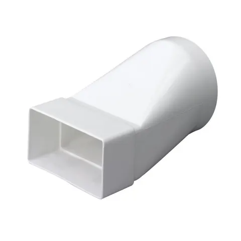 Domus DD070 System 100 Round to Rectangular Adaptor 110 x 54mm to 100mm – image 2