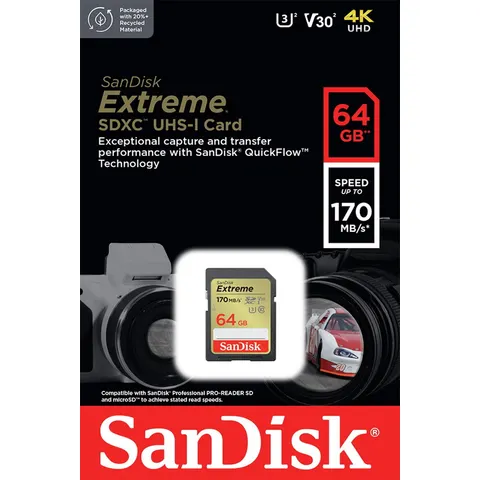 SanDisk Extreme 64 GB SDXC UHS-I Class 10 – image 3