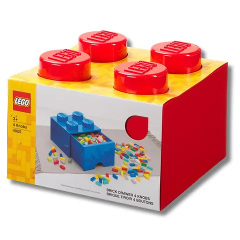 LEGO Brick Drawer 4 Stud - Red – image 3