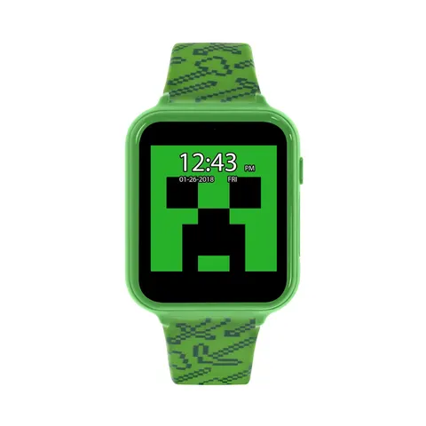 Minecraft Kids Green Silicone Strap Interactive Watch – image 2