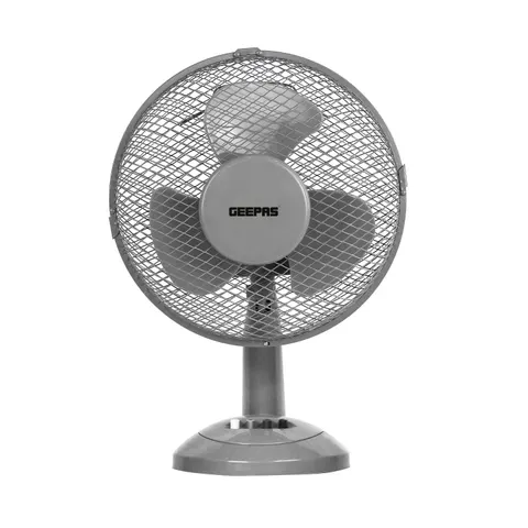 12-Inch Grey Portable Oscillating Desk Fan – image 4