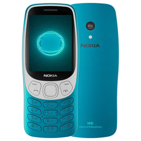 SIM Free Nokia 3210 Mobile Phone - Scuba Blue – image 3