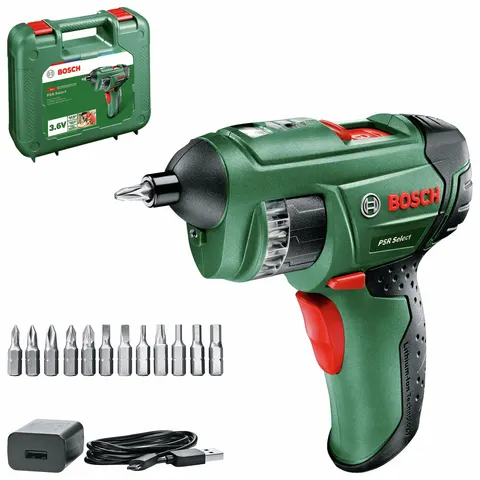 Bosch PSR SELECT 3.6v Cordless Screwdriver Set – image 3