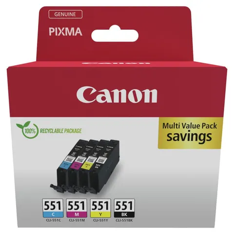Canon CLI-551 Ink Cartridges - Black & Colour – image 3