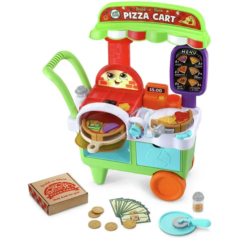 LeapFrog Build-A-Slice Pizza Cart Learning Toy – image 3