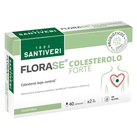 Santiveri Florase Colesterolo Forte 40 cápsulas – imagen 4