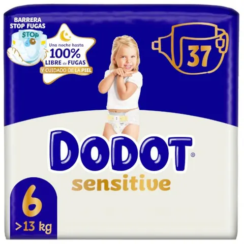 Dodot Pañales Sensitive T6 (+13 Kg) 37 uds – imagen 3