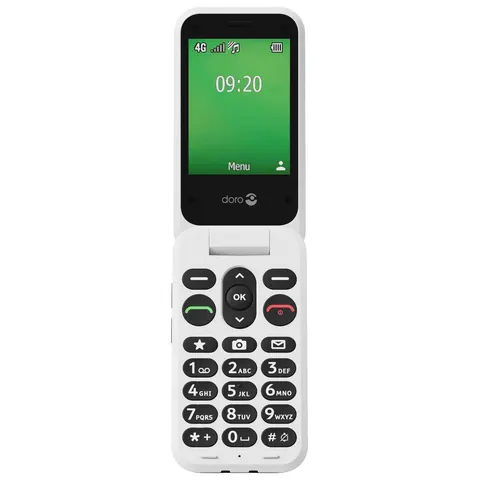 SIM Free Doro Leva E22 Mobile Phone - Black and White – image 3