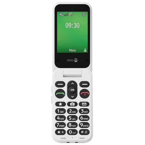 SIM Free Doro Leva E30 Mobile Phone - Black and White – image 3