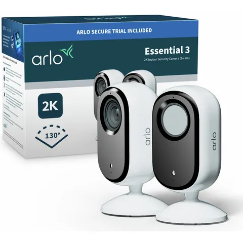 Arlo Essential 3 2K Indoor Security Camera 2-cam – image 2