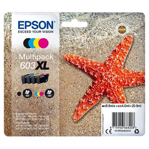 Epson Multipack 4-colours 603XL Ink – Black – image 4