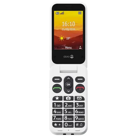 SIM Free Doro Leva L30 Mobile Phone - Graphite and White – image 2