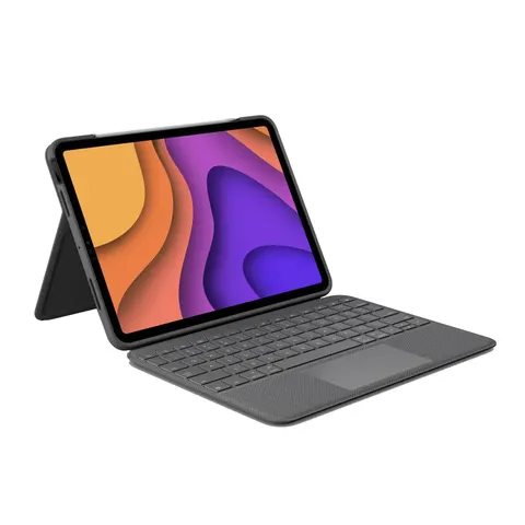 Logitech iPad Air 4th/5th Gen Folio Keyboard Case - Grey – image 2
