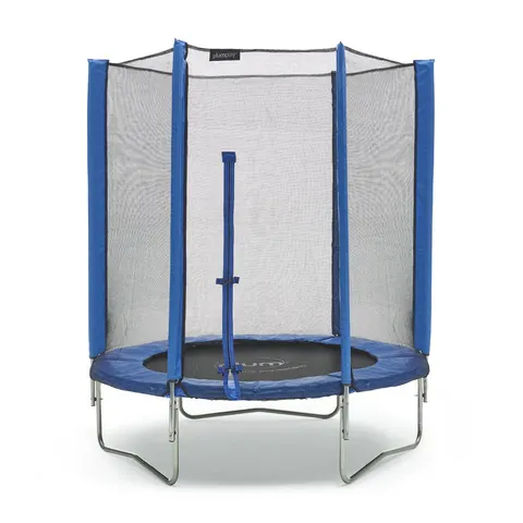 Plum Junior 6ft Trampoline & Enclosure - Pink – Blue – image 2