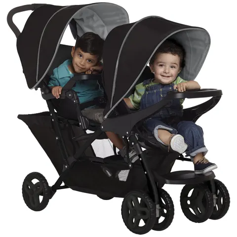 Graco Stadium Duo Tandem Pushchair - Black – image 2