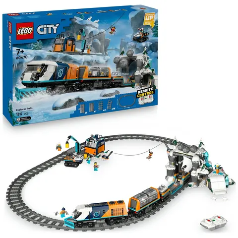Lego City 60470 Explorer Train 1517 Piece Set – image 2