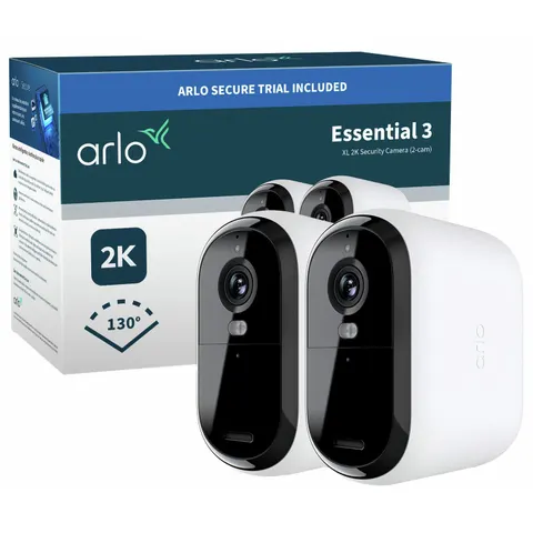 Arlo Essential 3 XL 2K Security Camera 2-cam – image 2