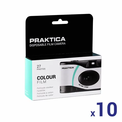 Praktica Single Use 27 Shots Green Camera - 10 Pack – image 2