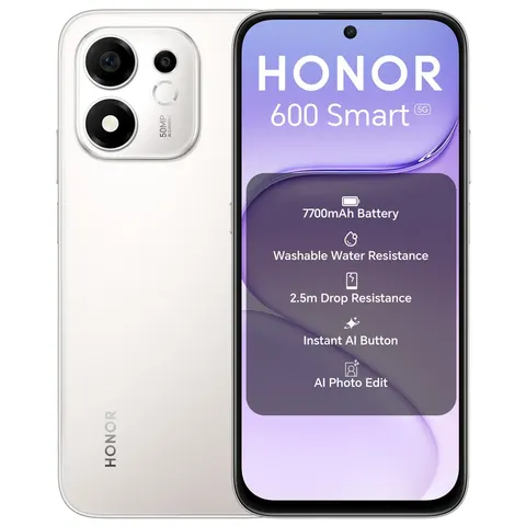 Honor 600 Smart 5G 128GB - Meteor Silver – image 3