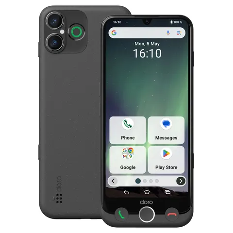 SIM Free Doro Aurora A30 128GB Mobile Phone - Graphite – image 3