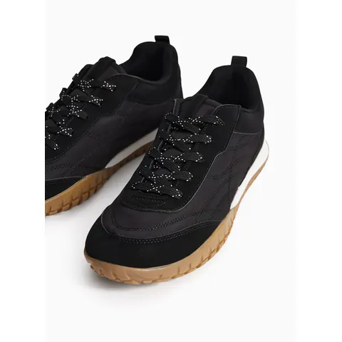 Black Gum Sole Trainers – Black 4 – image 2