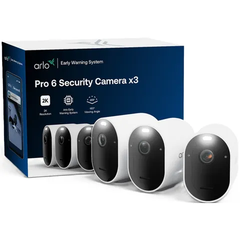 Arlo Pro 6 2K HDR Security Camera - Pack of 3 – image 2