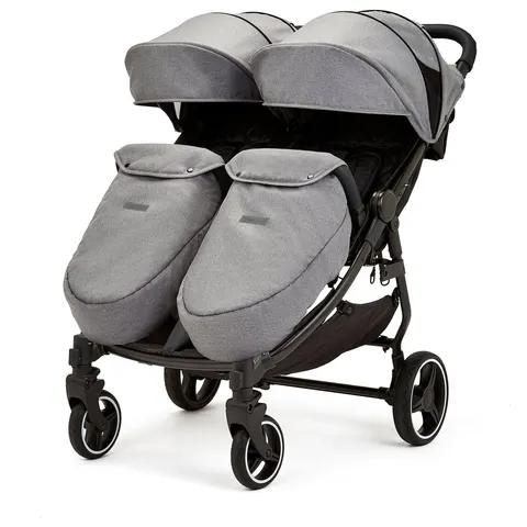 Ickle Bubba Venus Double Stroller - Black – image 2