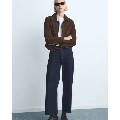 Mango High Waisted Culotte Jean – Indigo – 040934 – image 2