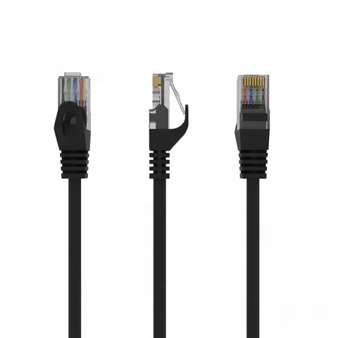 Gembird Patch cord Kat.6 Utp 1m czarny – zdjęcie 2