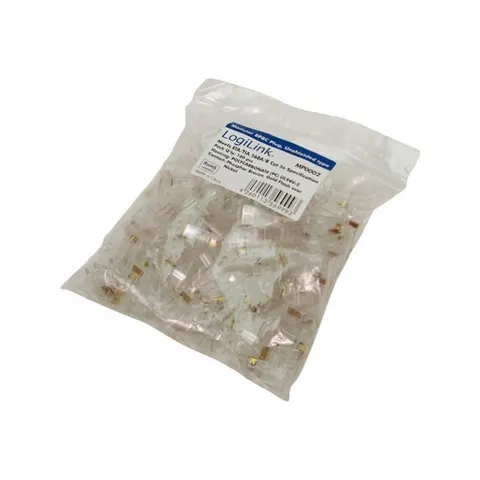 Logilink MP0002 CAT5e Modular PlugSuitable for 8P8C Round CablePlug uns – zdjęcie 3