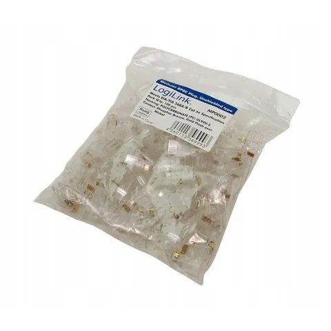 Logilink MP0002 CAT5e Modular PlugSuitable for 8P8C Round CablePlug uns – zdjęcie 5