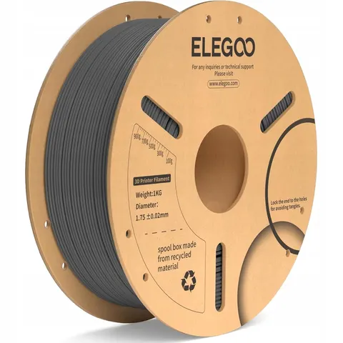 Filament Elegoo Pla+ 1kg (szary) Elegoo – zdjęcie 2