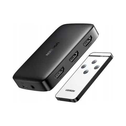 Przełącznik Hdmi Ugreen CM332 3x1 (czarny) Ugreen – zdjęcie 2