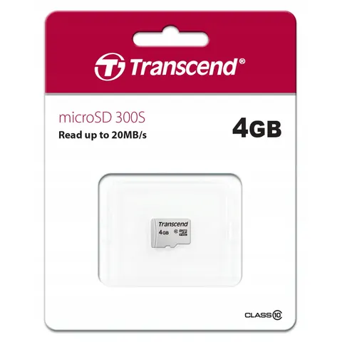 Transcend 4 Gb micro Sd Hc 300s Class 10 20MB/s – zdjęcie 2